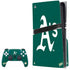 MLB Oakland Athletics - Solid Distressed PS5 Pro Disk Bundle  Skin